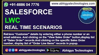 LWC-Real Time Scenario UC-10: Displays Sales Order Line Items records in a Popup.