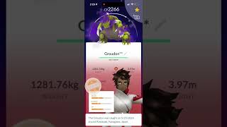 Pokémon Go remote raid invite JAPAN 🇯🇵 Shiny ✨ SHADOW GROUDON #pokemongo #catchlegendarypokemon