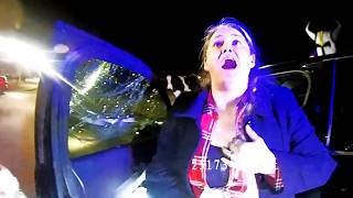 idiot Fleeing from Traffic Stop Gets Double-Door-Slammed And Tased!