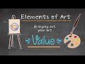 Art education  elements of art  value  getting back to the basics  art for kids  art lesson