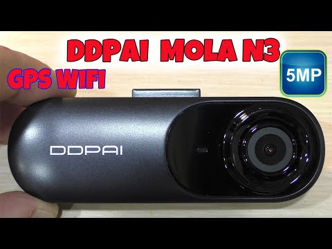 DDPAI MOLA N3 5МП Н-265 GPS WIFI АВТОМОБИЛЬНЫЙ СУПЕР ВИДЕОРЕГИСТРАТОР!!!