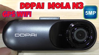 DDPAI MOLA N3 5МП Н-265 GPS WIFI АВТОМОБИЛЬНЫЙ СУПЕР ВИДЕОРЕГИСТРАТОР!!!