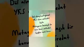 Metagenez Müfredat Dişi