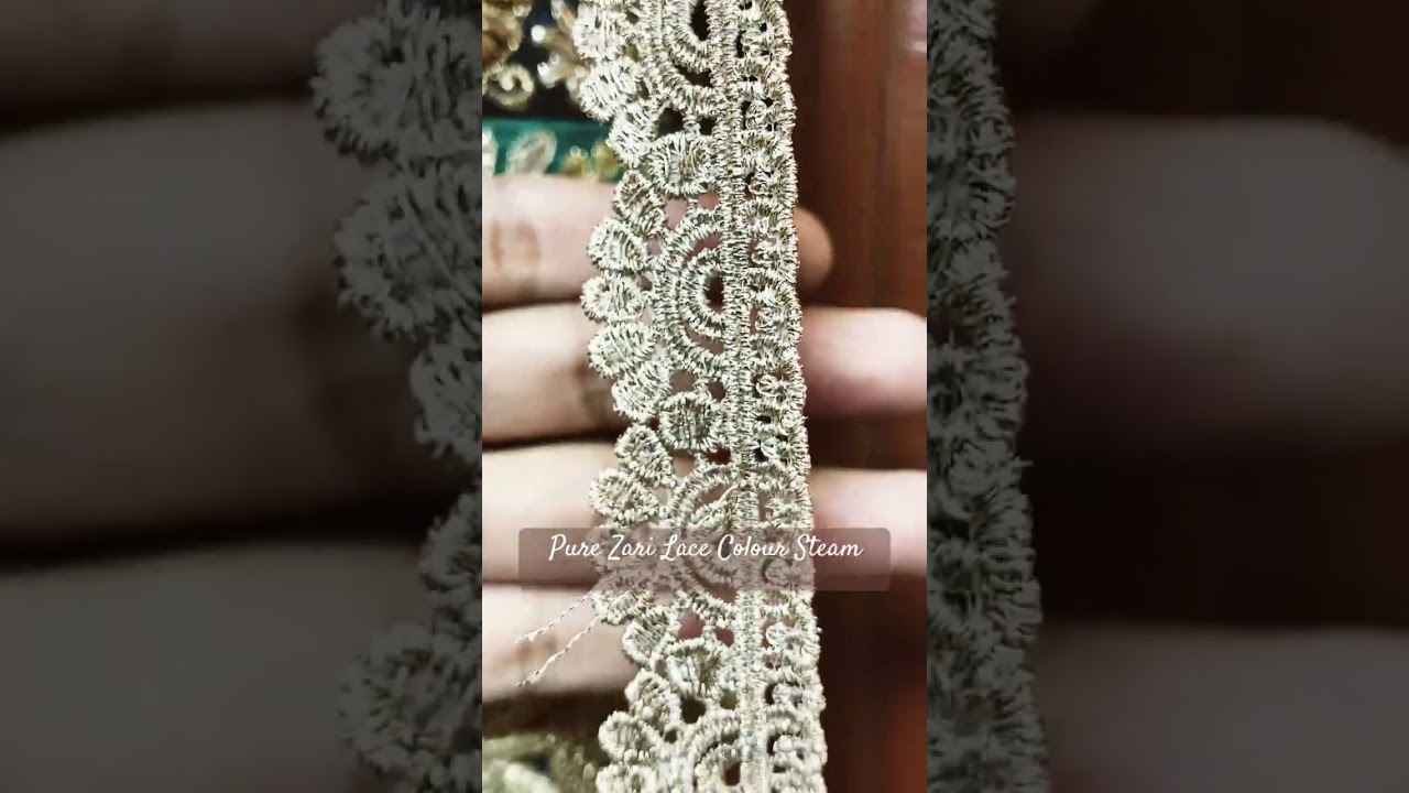 Pure Zari Lace Colour Steam / 