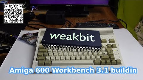 Amiga 600 HDD Workbench3.1 CF-Card buildin