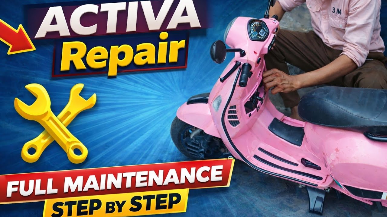 Activa Repair Full Process | Complete Maintenance Guide. - YouTube