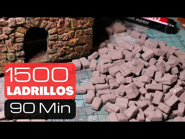 30 piezas Prácticos Creativos Ladrillos en Miniatura Modelos de Ladrillos  Simulados para Artesanía