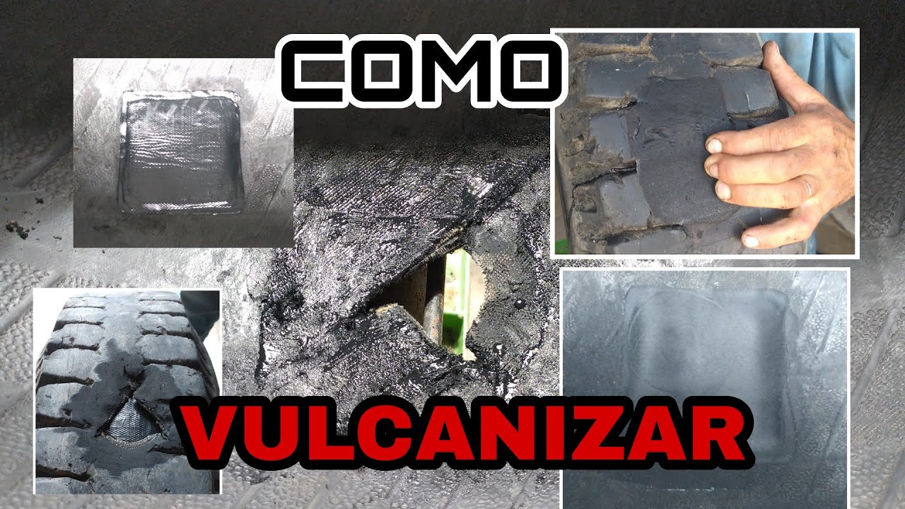 COMO VULCANIZAR GRANDE CORTE NA BANDA DE RODAGEM DO PNEU QUEM NAO TEM LONA DE AÇO!!!