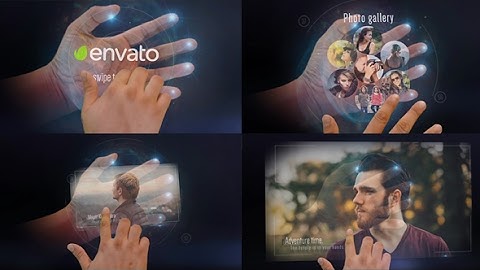Interactive Hand Hologram Opener | After Effects Template | Openers