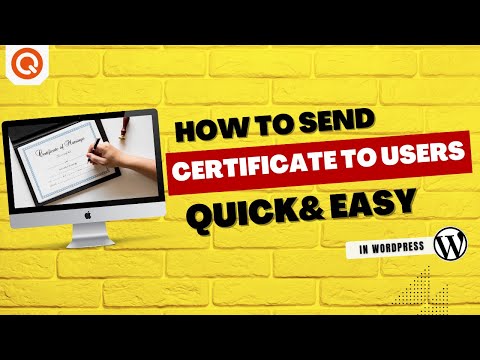 How to Send Certificate to Users with WordPress Quiz Plugin