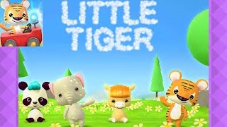 Little Tiger - Great Game App Spaceship, Fire Truck, Submarine With Panda, Unicorn, Tiger, Elephant screenshot 1