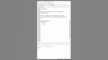 #69 - Conditional Expression (if-elif-else) in python [Part-2] | Python Tutorial | Praveen Kumar