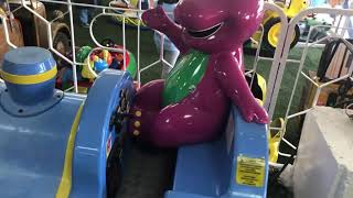 Fun2Learn Barney Train Kiddie Ride