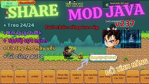 NRO JAVA - Bản mod Hỗ Trợ All SERVER Ngọc Rồng Online đầy đủ chức năng treo úp cực ngon