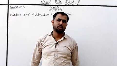 Addition and subtraction of base five member system/Ex 1.3/ urdu/hindi/lecture 04