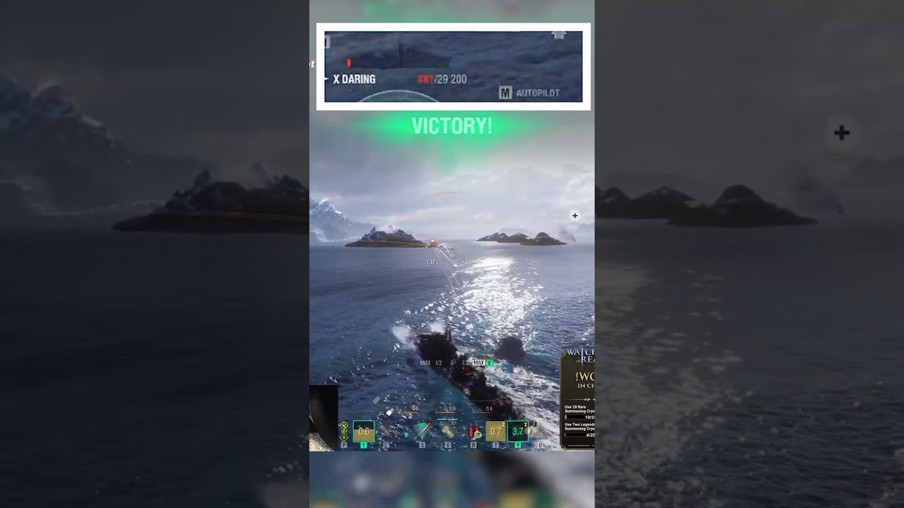 LOW HP and Dream! #gaming #worldofwarships #twitch #moments #funny #memes #comedy