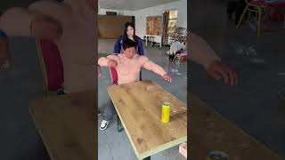 Qigong Breathing Power | Master Throws Cards with Extreme Speed at Bottle