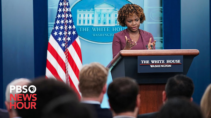 WATCH LIVE: White House press secretary holds briefing following Biden announcement on inflation