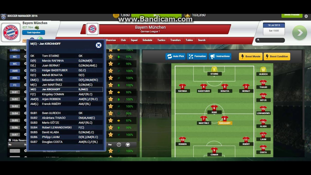 first gameplay-NEW TEAM soccer manager 2016 - YouTube