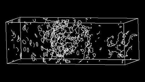 Andreev Reflection in Superfluid 3He: A Probe for Quantum Turbulence: Supplemental Video 16