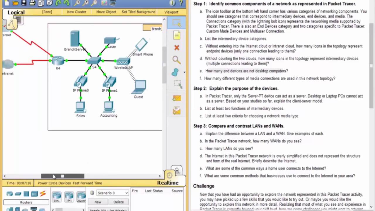 1.2.4.5 Packet Tracer Network Representation pka.mp4 YouTube