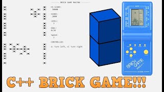 BRICK GAME  -  C++ (Racing Game) screenshot 4