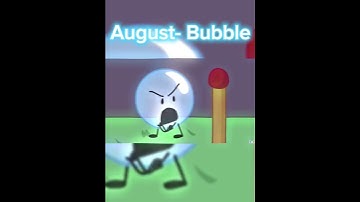 Your birth month you’re #bfdi character part 2 #bfb
