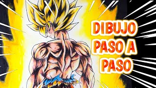 COMO DIBUJAR A GOKU PASO A PASO | GOKU SSJ SAGA NAMEK