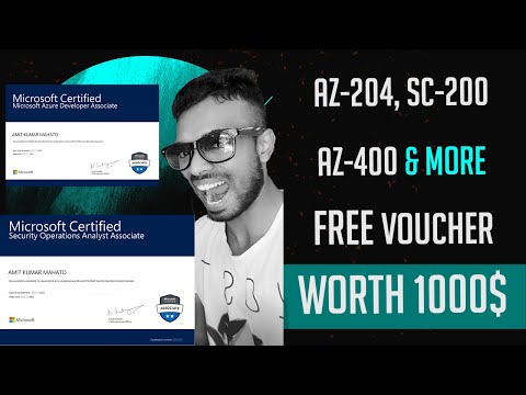 FREE Azure Associate and Expert Exam Vouchers for LIMITED TIME