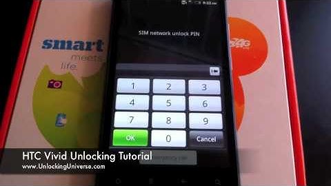 How to Unlock a HTC Vivid 4G for all Gsm Carriers using an Unlock Code