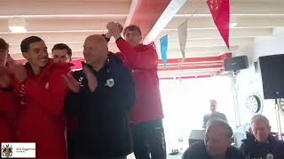 Farewell and Cup Ceremony in the canteen