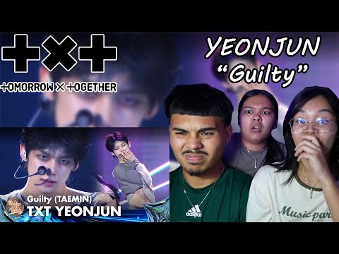 TXT YEONJUN "Guilty" (TAEMIN) REACTION | He destroyed this performance!