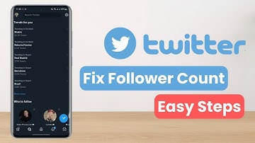 How to Fix Follower Count on Twitter !