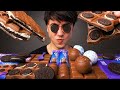 MILKA and OREO CHOCOLATE Bars (Eating Sounds) Mukbang | McBang ASMR