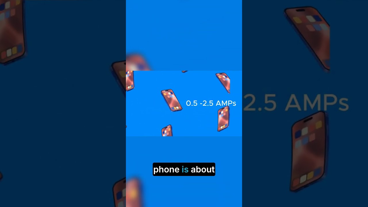 How Many Amps Does Your TV Actually Draw? #electrical #power #shorts