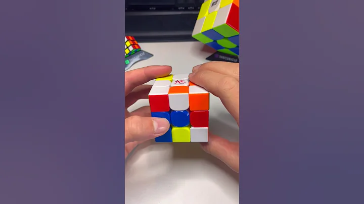 Easy edge flipping algorithm for cross #cubing #algorithm #solve