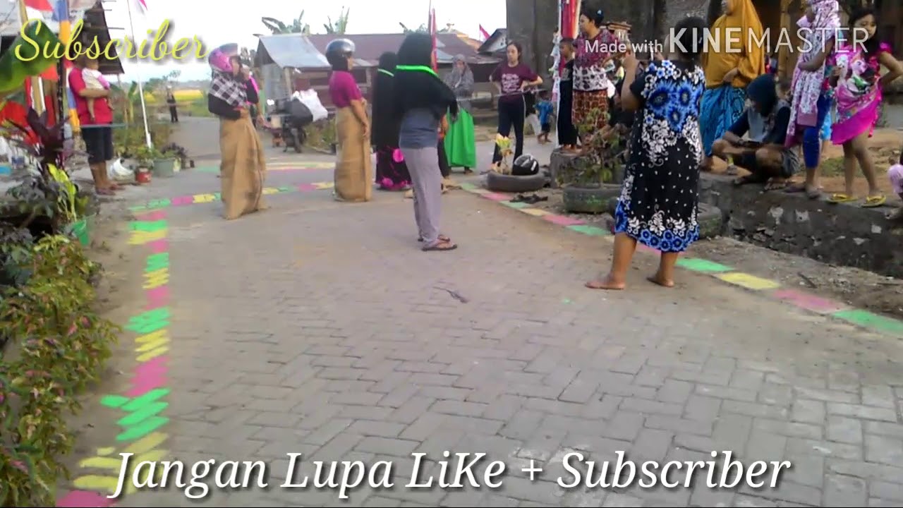 Lomba Balap Karung Mama Mama Yg Sangat Lucu Dan Bikin Ngakakk YouTube