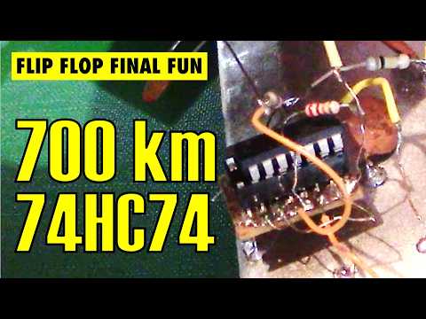 Contacts with a 74HC74 final amplifier