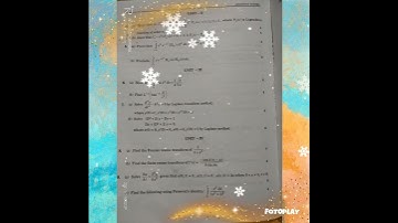 Special function and integral transforms previous year Exam paper of KU (pdf link in description)