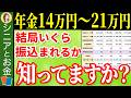【驚愕の手取り額】2025年の税制改正で年金が実際いくら振り込まれるようになったのかご存知ですか？【手取り率/早見表】