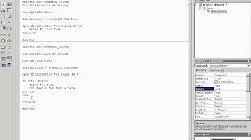 Visual Basic (VB) Tutorial - 6.3 - File Input [TutorialGenius.com]
