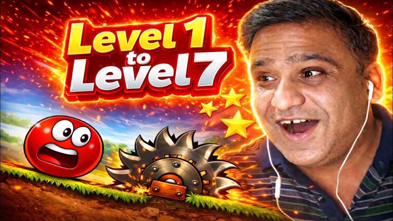 Red Ball 3 Level 1 To 7 Walkthrough | Full Gameplay Series