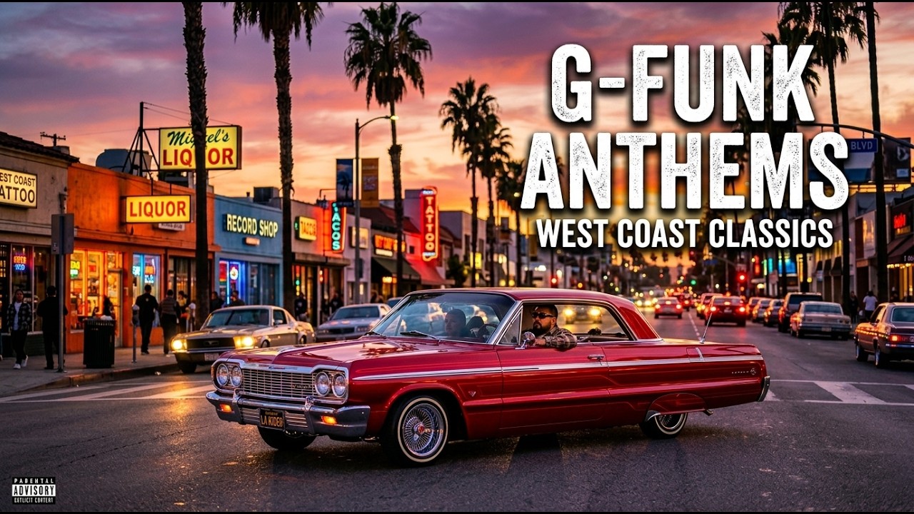 洋楽 Wood Street Playaz g-rap g-funk g-luv 🔥 G Funk Playlist – Smooth West Coast Hip Hop & Lowrider Vibes