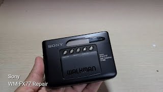 Sony WM-FX77 Repair Cassette Walkman