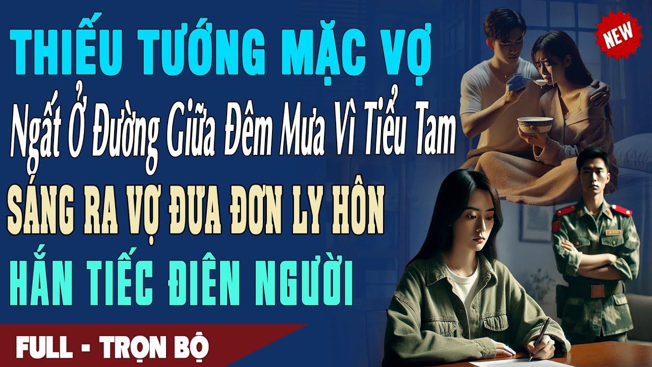 ❤️Truyện Ngôn Tình THIẾU TƯỚNG MẶC VỢ NGẤT GIỮA ĐÊM MƯA Sáng Ra Vợ Đưa Đơn Ly Hôn Hắn TỨC Điên Người