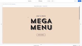 How to create Mega Menu | Part 2/2 | Editor X