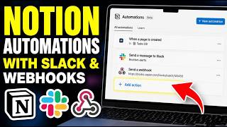 How to install Notion automations with Slack and webhooks - Step By Step