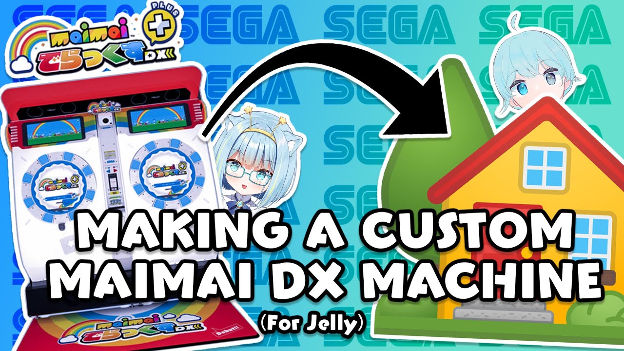 Я сделал самодельный аппарат Maimai DX ко Дню святого Валентина