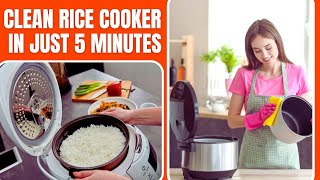 How to Deep Clean A Rice Cooker for Better Tasting Rice