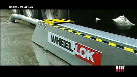 Manual Wheel Lok Vehicle Restraint   MWL 1300 From Rite Hite